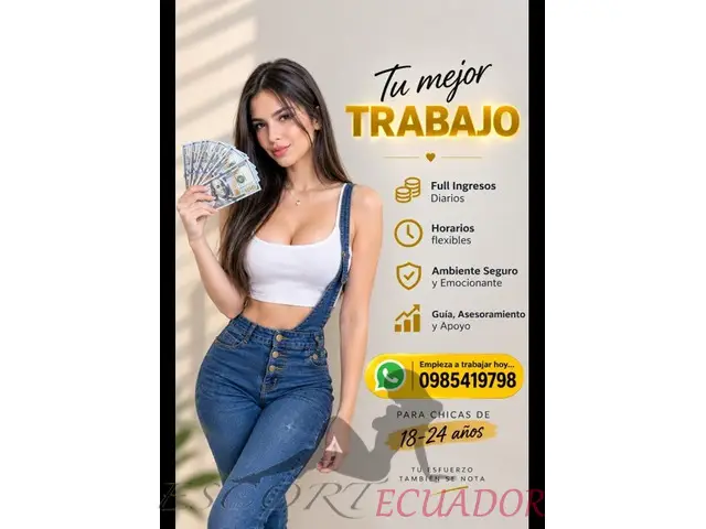 OPORTUNIDAD LABORAL PARA CHICAS CON ACTITUD