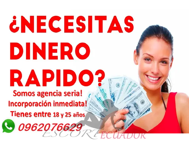 URGENTE SE NECESITA SEÑORITAS QUITEÑAS SERIAS