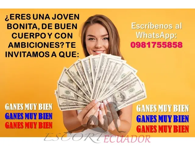 LA BUENA PAGA ES PARA LAS JÓVENES SOBRESALIENTES