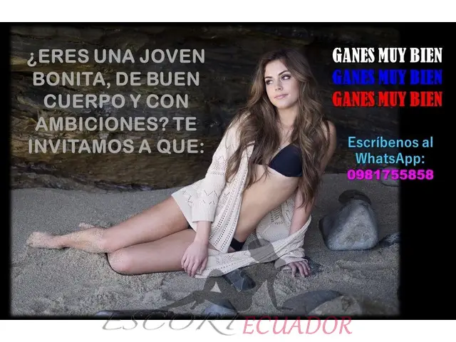 BUSCO SEÑORITA BONITA Y CON EXCELENTE PRESENCIA