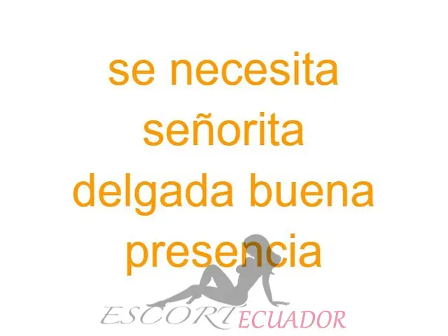 BUSCAMOS CHICA ESBELTA EN QUITO