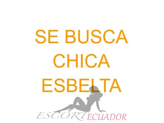 SE BUSCA CHICA DELGADA CON BUENA PRESENCIA