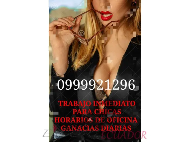 OFERTA LABORAL URGENTE PARA SEÑORITAS